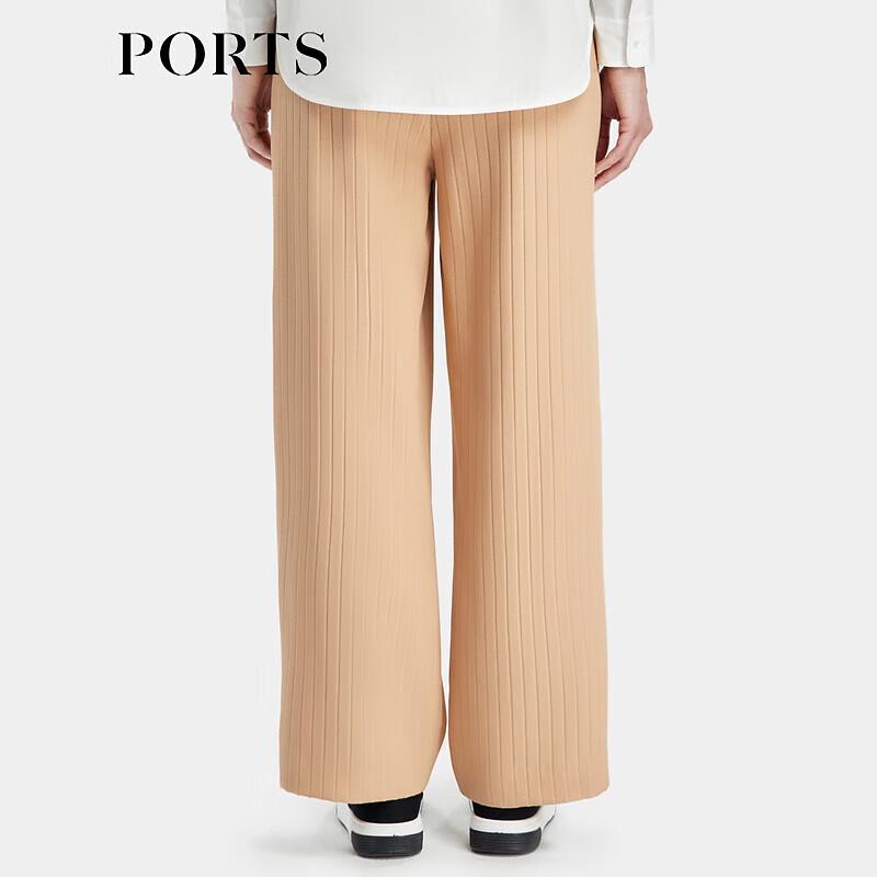 Ports Women's Light Curry Straight-Leg Wool Trousers
