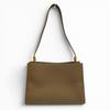 Ausgezeichnete BALLY Umhängetasche TRAPEZE SOFT Gold Metall Leder Leder Gebraucht