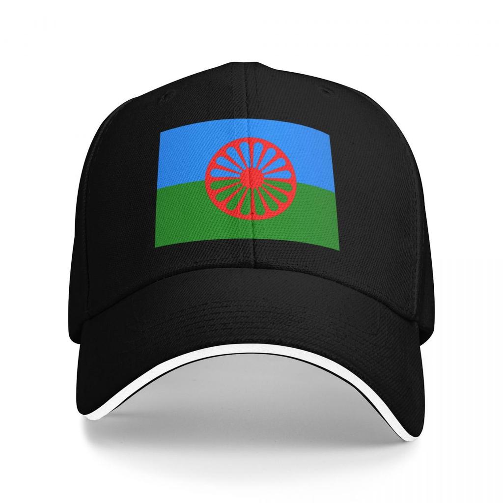 Rom Gypsy Romani Flag Baseball Caps Snapback Baseball Hats Breathable Casual Casquette Outdoor for Men And Women