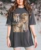 Drei Retro-Grafik-T-Shirts mit Chihuahuas, Vintage Chihuahua Mond T-Shirt, Chihuahua Shirt, Lustiges T-Shirt, Oversized gewaschenes T-Shirt, Chihuahua Shirt, Hund