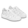 Time Out Sneakers 'White With Silver Monogram' Women's 1AAVV6