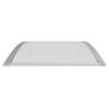Door Awning - Exclusive House - Grey/transparent - 100 X 75 Cm - Polycarbonate/aluminium