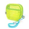 Small Capacity Square Mesh Storage Pouch Portable Clear Mesh Bag Creative Change Storage Bag  Men