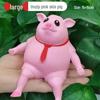 Pink Pig Deformable Stress Relief Toy - Creative Gu-like Venting Artifact for Office Relaxation