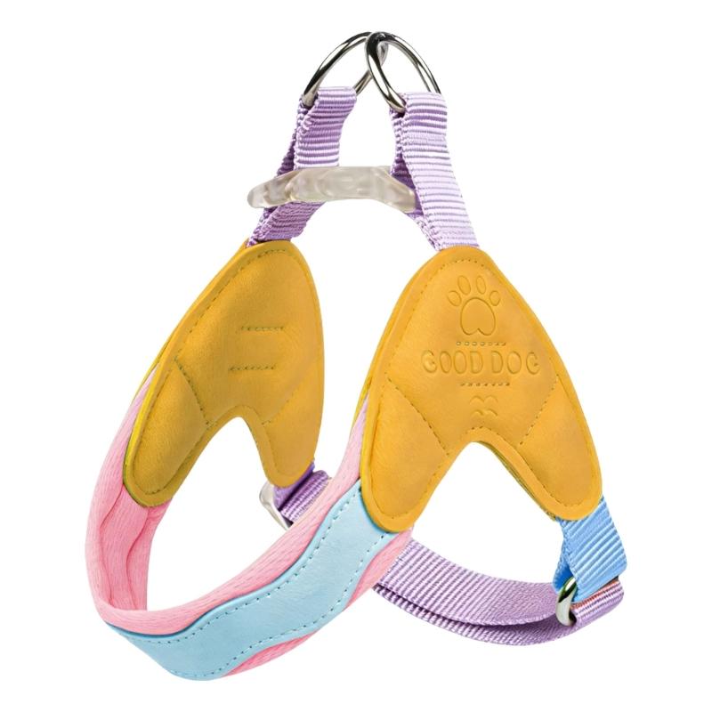 Dog Harnesses Leashes Set for Small Media Dog Adjustable Reflective Puppies Cats Harnesses Pet Vest Outdoor XS
