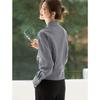 Elegante Camicetta da Donna Stile Francese Primavera Autunno Vestibilità Slim Camicia Top Casual da Ufficio