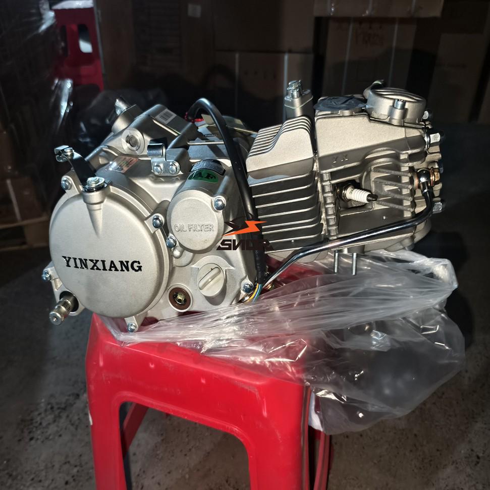 Snore Kick-Start Engine for YX Yinxiang 160 Silver-White Off-Road Bike