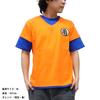 Dragon Ball Z Short Sleeve Goku and Majin Buu Capsule Corporation Red Ribbon Khaki Ribbon Size S Men's T-Shirt, Army, (Red Army),