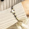 Bracelet - Ekhao - 18 Carat Yellow Gold Plated Alloy - Hydrothermal Quartz - Onyx - One Size
