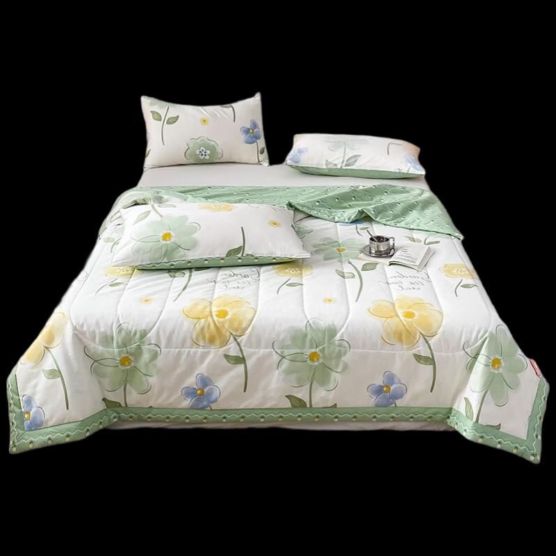 

Yiyiai All-Cotton Quilted Washable Summer Comforter