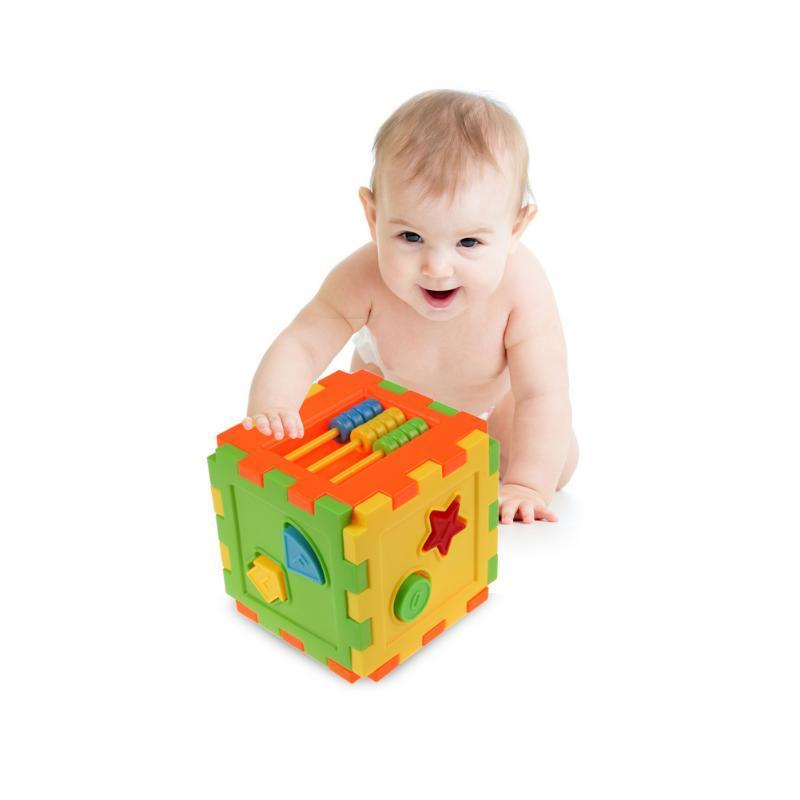 Baby Kid Bricks Matching Blocks Baby Intelligence Educational Sorting Box