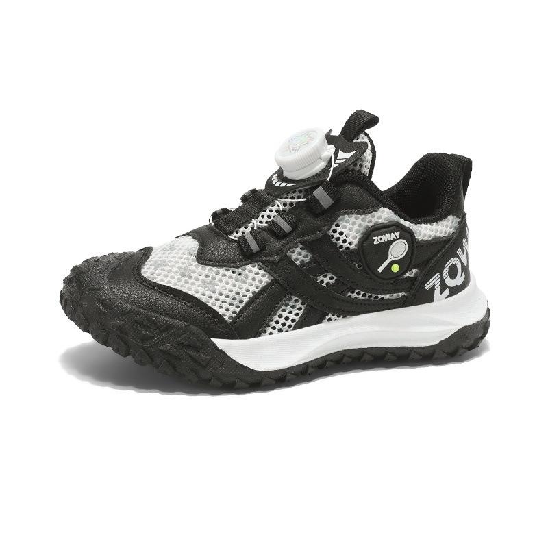 Classmate girls 2025 new spring children's purple sports shoes medium and older children's mesh breathable dad mesh shoes non-slip