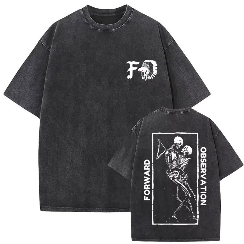 Washed Vintage Forward Observations Group Victory Is Reserved for Those Willing To Pay Its Price Tshirts Skeleton Unisex T Shirts M