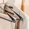 Premium Solid Wood And Metal Hangers For Closet, Wide Shoulder Coat Hooks For Home Wardrobe, Durable Wooden Suit Hangers Set