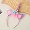 Cartoon Unicorn Headband - Dreamy Rainbow Design for Kids' Parties and Creative Hair Accessories