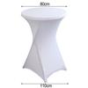 Einfache Installation Cocktail-Tischdecken Spandex-Tischabdeckung
