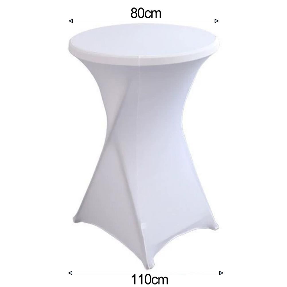 Einfache Installation Cocktail-Tischdecken Spandex-Tischabdeckung