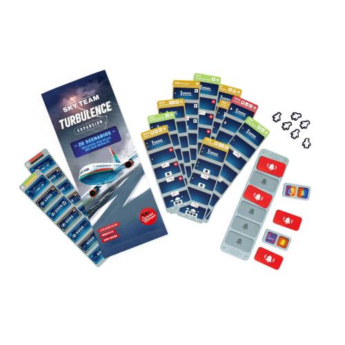 Scorpion Mask Sky Team Turbulence Expansion | Cooperative Dice Game | Ages 12+ | 2 Players | 20 Minutes