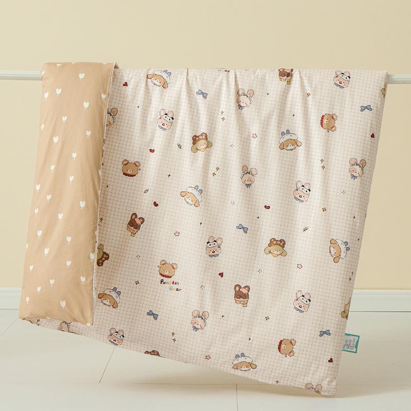 Kids' Bean Fleece Duvet Cover: Double-Sided for Infants, Girls & Boys