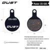 DUST Semi-Metallic Resin Disc Brake Pads for M446 E3 M355 Mountain Bikes
