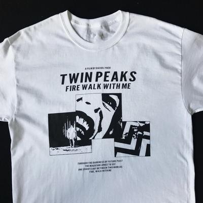 Collectie Twin Peaks Korte Mouw S tot 5XL Wit T-shirt Unisex T-shirt