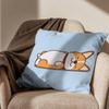 Süße Welsh Corgi Kissenhülle Büro Kissen Geeignet für Sofa Auto Schlafzimmer Dekorative Kissenhülle