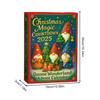 Christmas Advent Calendar 2025 Acrylic 2D Gnome Tree Pendant Ornaments Holiday Countdown Calendar Xmas Navidad Party Supplies