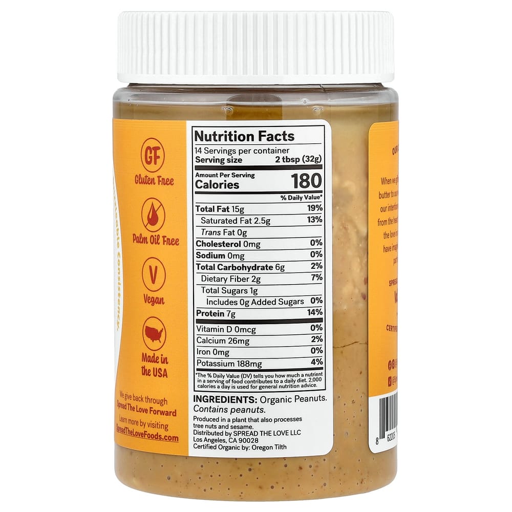 Spread The Love Peanut Butter Naked Crunch 454g (16oz)