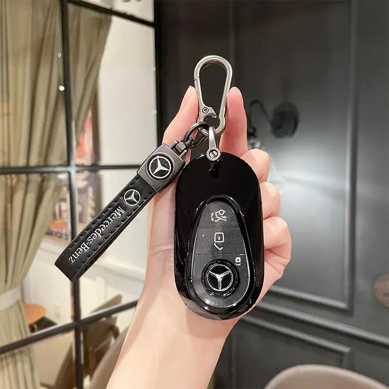RPO5   For Mercedes Benz W206 W223 C S Class S350 C200 C260 C300 S400 S450 S500 2021 2022 2023 2024 TPU Car Key Case Cover