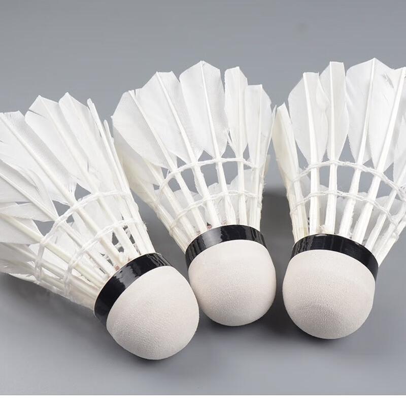 Volani da Badminton in Piuma d'Oca Junshi (Confezione da 8)