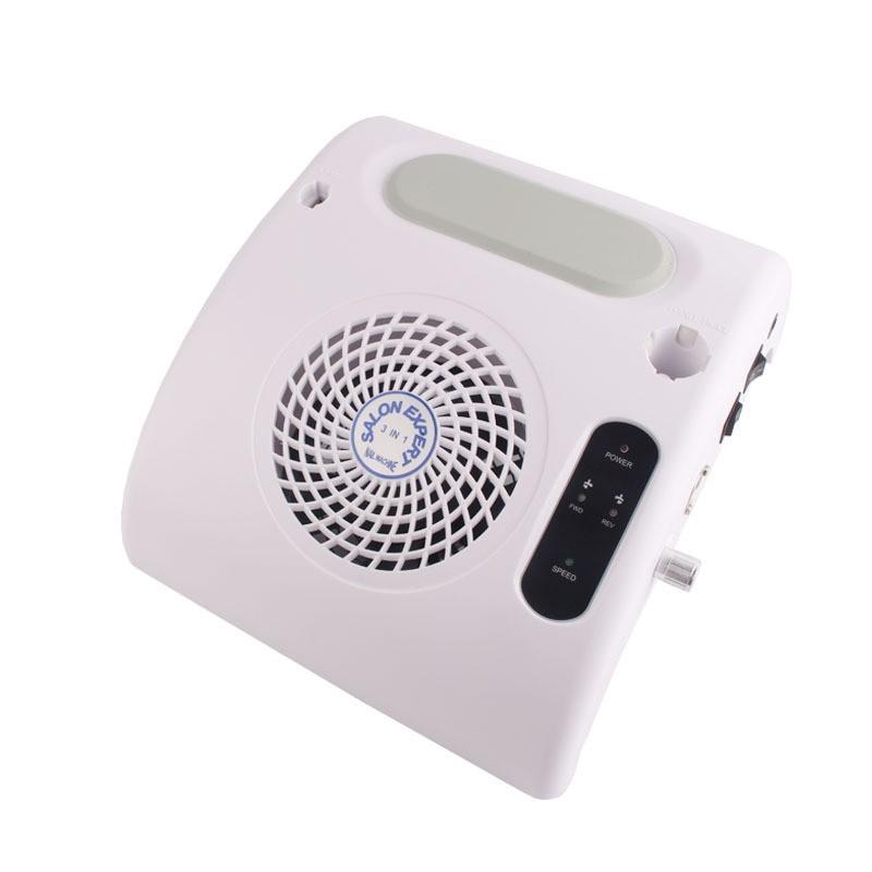 Portable 3-in-1 Desktop Manicure Tool: Grinder, Polisher, and Dust Suction with Lighting