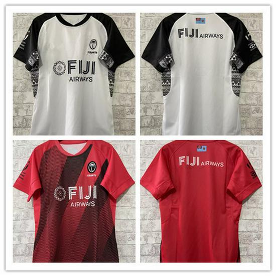 

2024 Fiji Sevens Home & Away Men s Rugby Jersey - Short Sleeve S