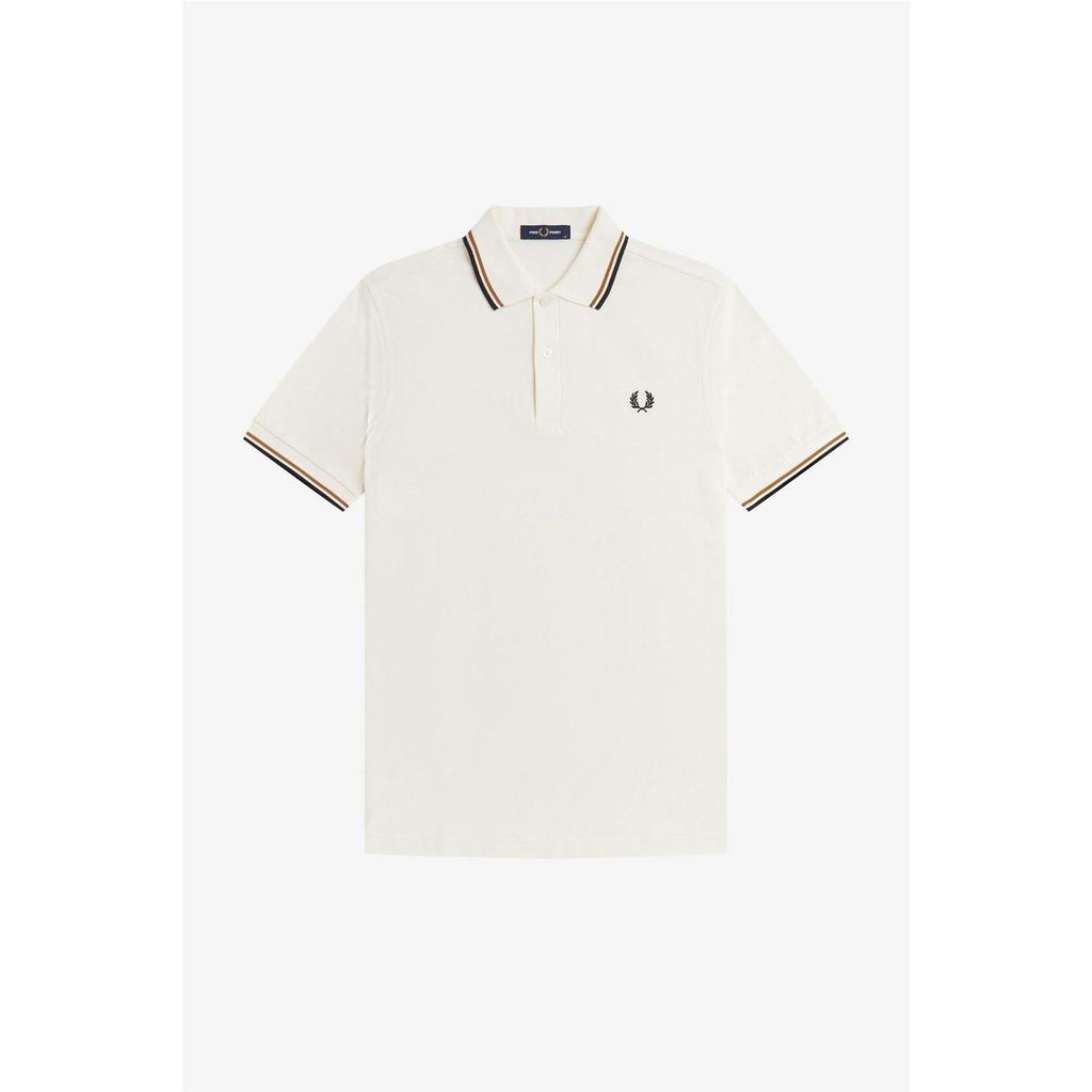 Fred Perry Mens Twin Tip Polo Shirt