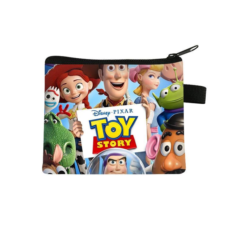 Πορτοφολάκι Toy Story Παιδικό Χαριτωμένο Μίνι Πορτοφόλι Αποθήκευσης Πολυεστερικό Εκτυπωμένο Πορτοφολάκι με Φερμουάρ Θήκη Καρτών