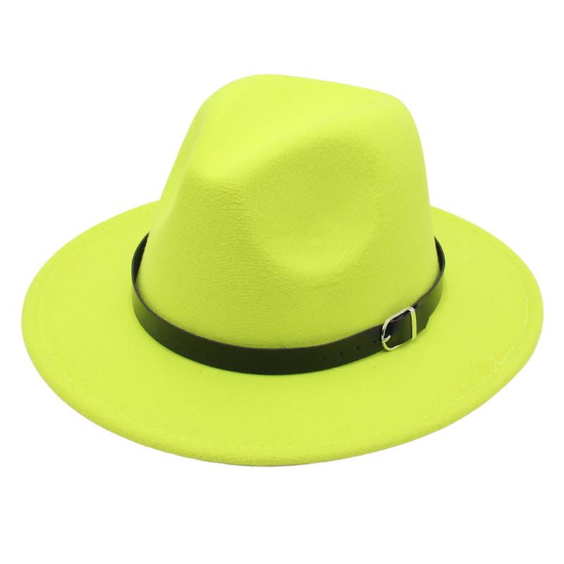 Ethnic Style Vintage Fedora Hat With Wide Brim For Women And Men