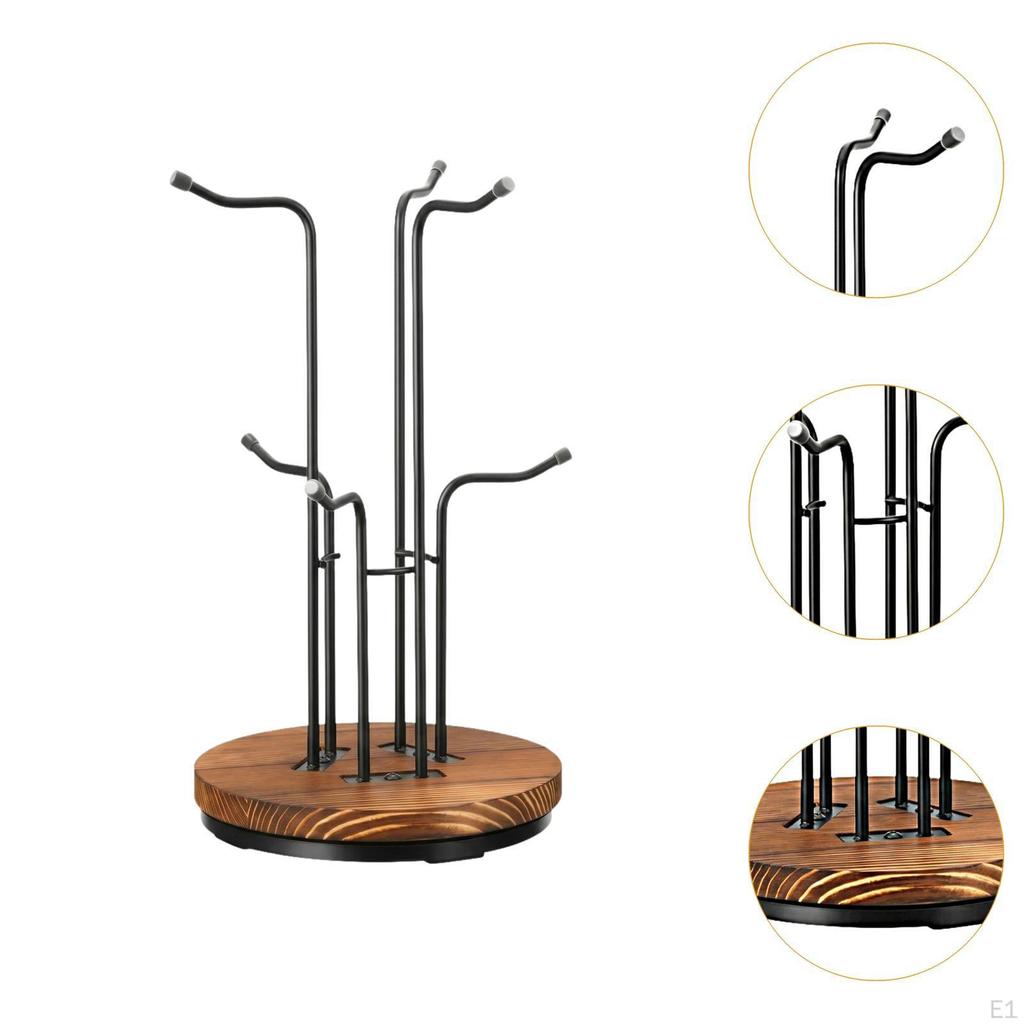 Coffee Cup Holder Mug Hanger Display Metal Rack Tree for Countertop Living