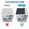 Washing Machine Top Cover Refrigerator Drum Type Silicone Tray Fixed Gray Mat, Guard, Washable, Stand, (Gray, 5060) [Product]