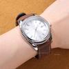 Correa de Reloj de Cuero Genuino de Vaca 18 mm 20 mm 22 mm 24 mm Correa Retro Hecha a Mano con Hebillas Metálicas para Hombres Mujeres Correa de Liberación Rápida