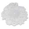 Silicone Mold Leaf Flower Pattern Clock Dial White Reusable Resin Mold for DIY Craft Home