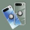 For Realme 16 Pro+ Case Ring Holder Ultra Thin Transparent Car Navigation Soft Silicone Clear Cover For Realme 16 Pro Plus Phone Casing
