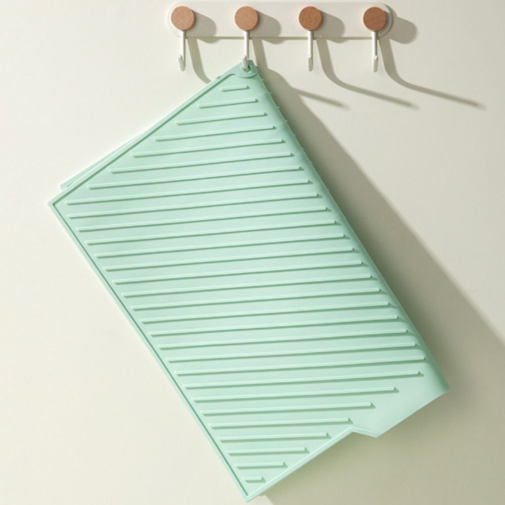 Anti-slip Silicone Draining Pad Thickened Cup Storage Pad Kitchen Accessory Placemats  Bathroom