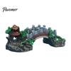 Non-Toxic Fish Accessories Aquarium Bridge Ornament, Arch Miniature Tank Decor, Resin Landscape Decor Mini Model for Terrarium, Fairy Garden
