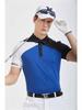 NEVERMINDALL Kizan Cross Combination Polo Shirt_Nm04Sts878Bl