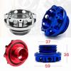 1Pc 6 Colors Engine Oil Filler Cap Aluminum Alloy Car Oil Cap  Auto Modification Accessory
