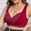CINOON Women's Sexy Camisole Bra Front Closure Wire-Free Push Up Bra Beautiful Back Comfortable Breathable Bra