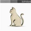 3D Metal Car Sticker - Metal Cat Adhesive Badge Emblem for Universal Cars, Moto Bikes & Decoration