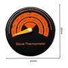 Magnetic Fireplace Fan Stove Thermometer For Log Wood Burner Barbecue Oven Stove Burn Indicator 0~500 Temperature Gauge Tool