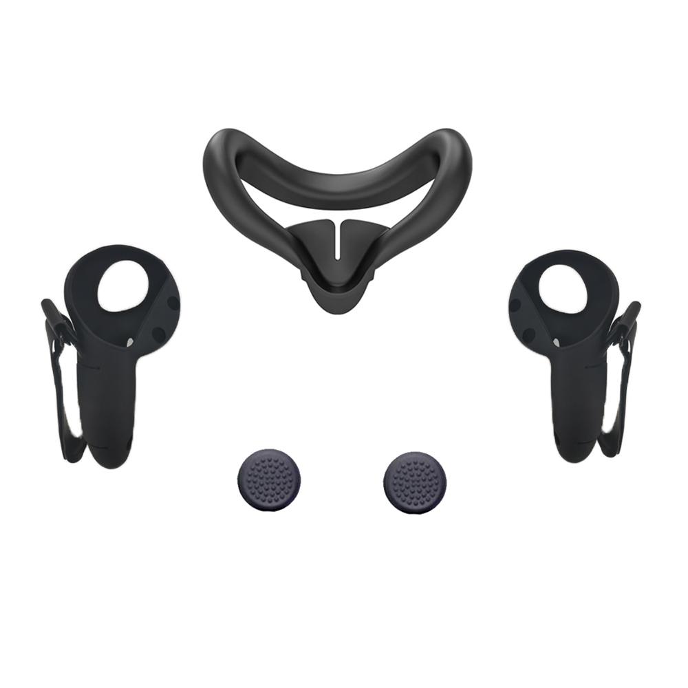 

Защитите свой VR удобный силиконовый чехол для Meta Quest 3 VR аксессуары, силиконовый чехол для лица и чехлы для контроллера чёрный