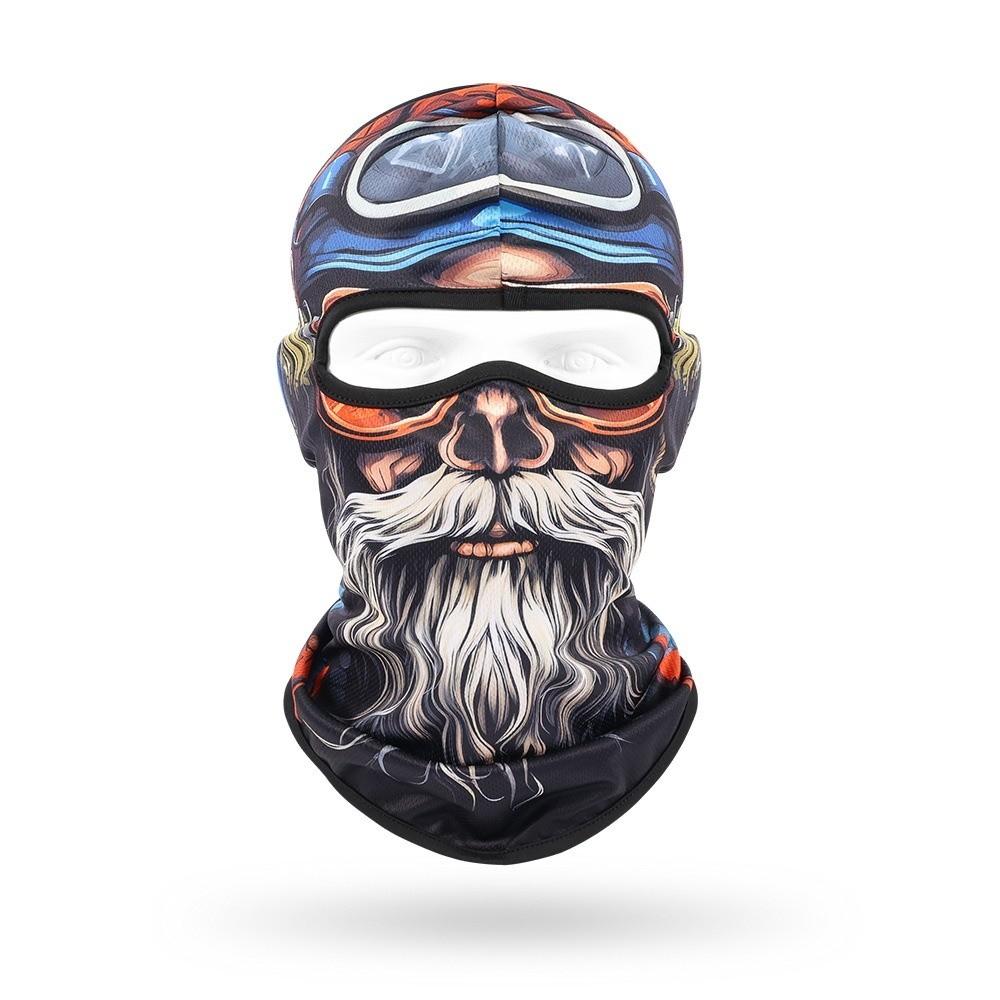 Beard Pattern Full Face Scarf Breathable Head Cover Cap Hood Caps Cycling Mask Outdoor