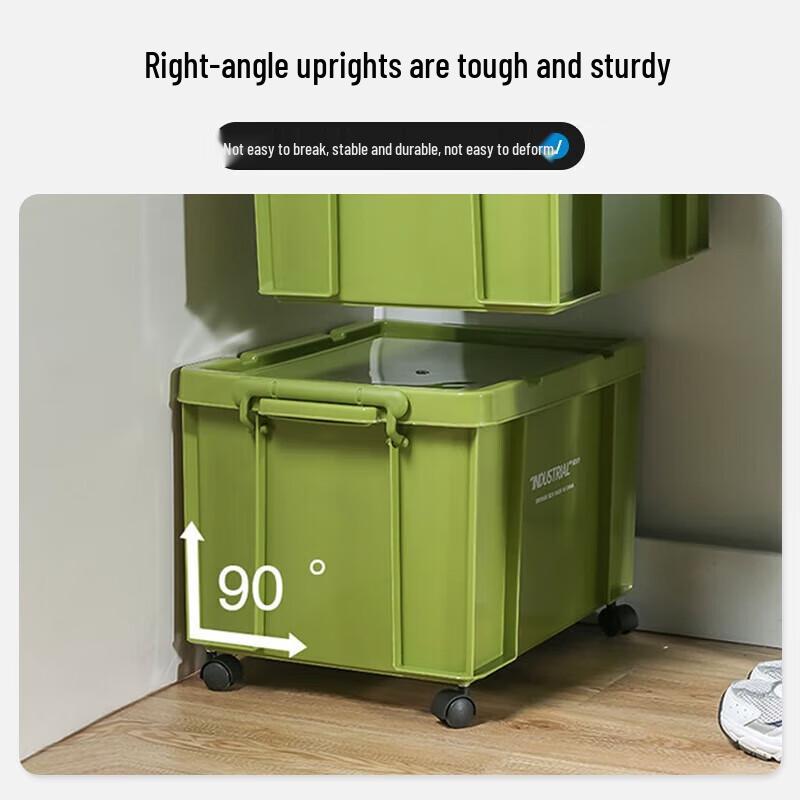 Large Green Industrial Plastic Storage Box